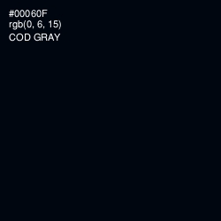 #00060F - Cod Gray Color Image